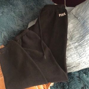 VS PINK fleece sweatpants